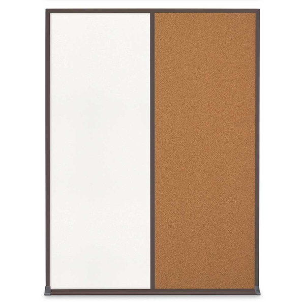 Single Door Radius Corkboard, 36"X36", S
